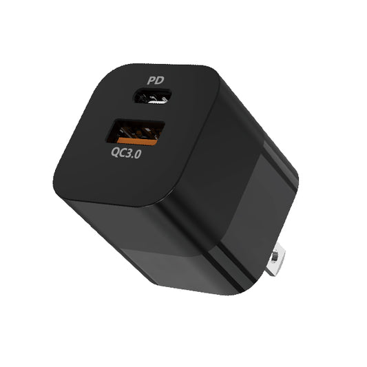 【SHO-U33】33W GaN Dual Port USB-C & USB-A Charger