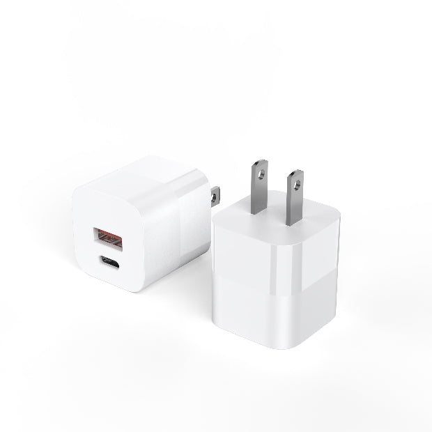【SHO-U33】33W GaN Dual Port USB-C & USB-A Charger